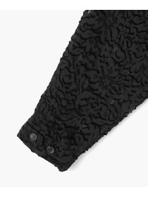 【endalence】シルクカットジャガードブルゾン 詳細画像 ブラック 9