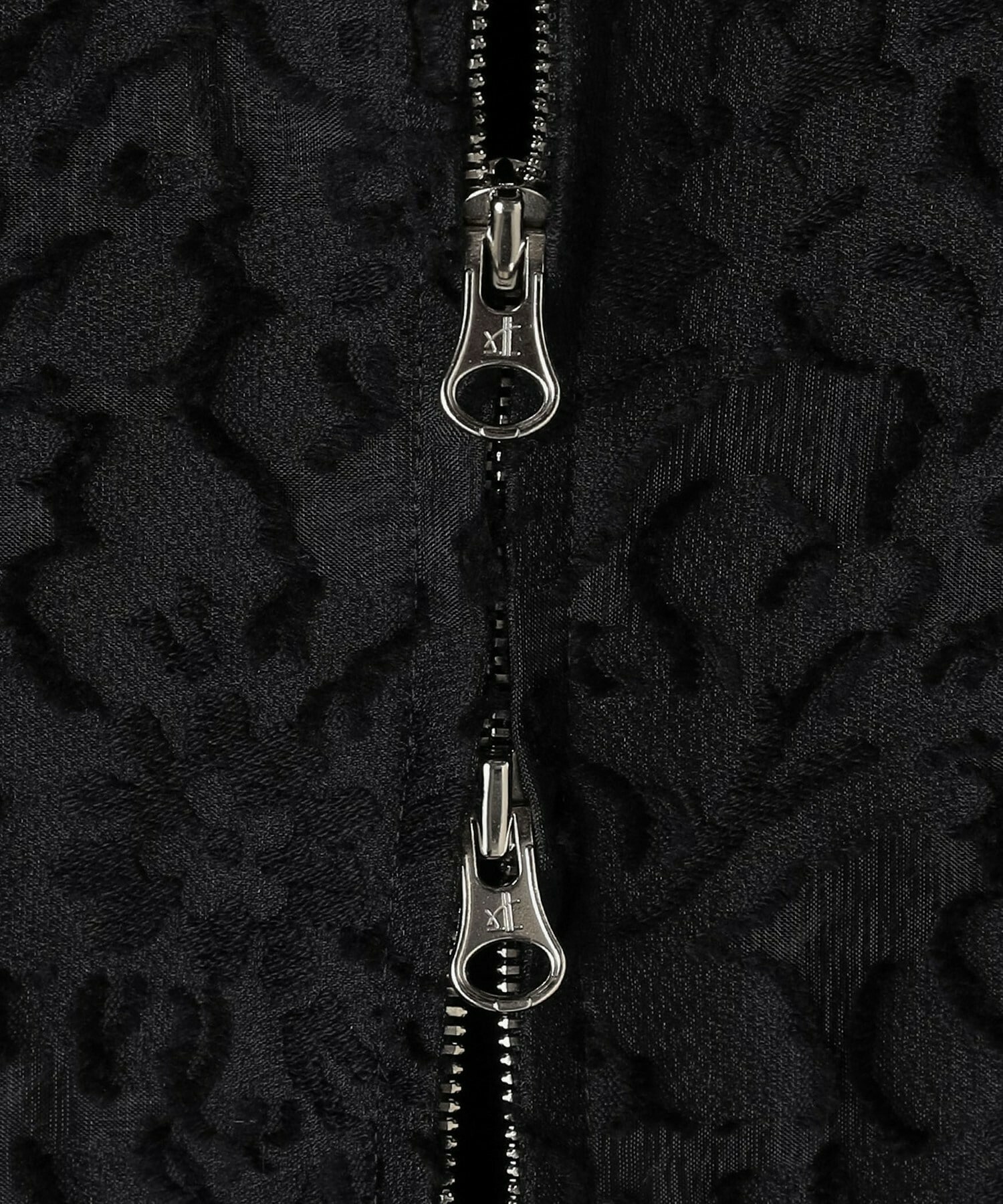 【endalence】シルクカットジャガードブルゾン 詳細画像 ブラック 11