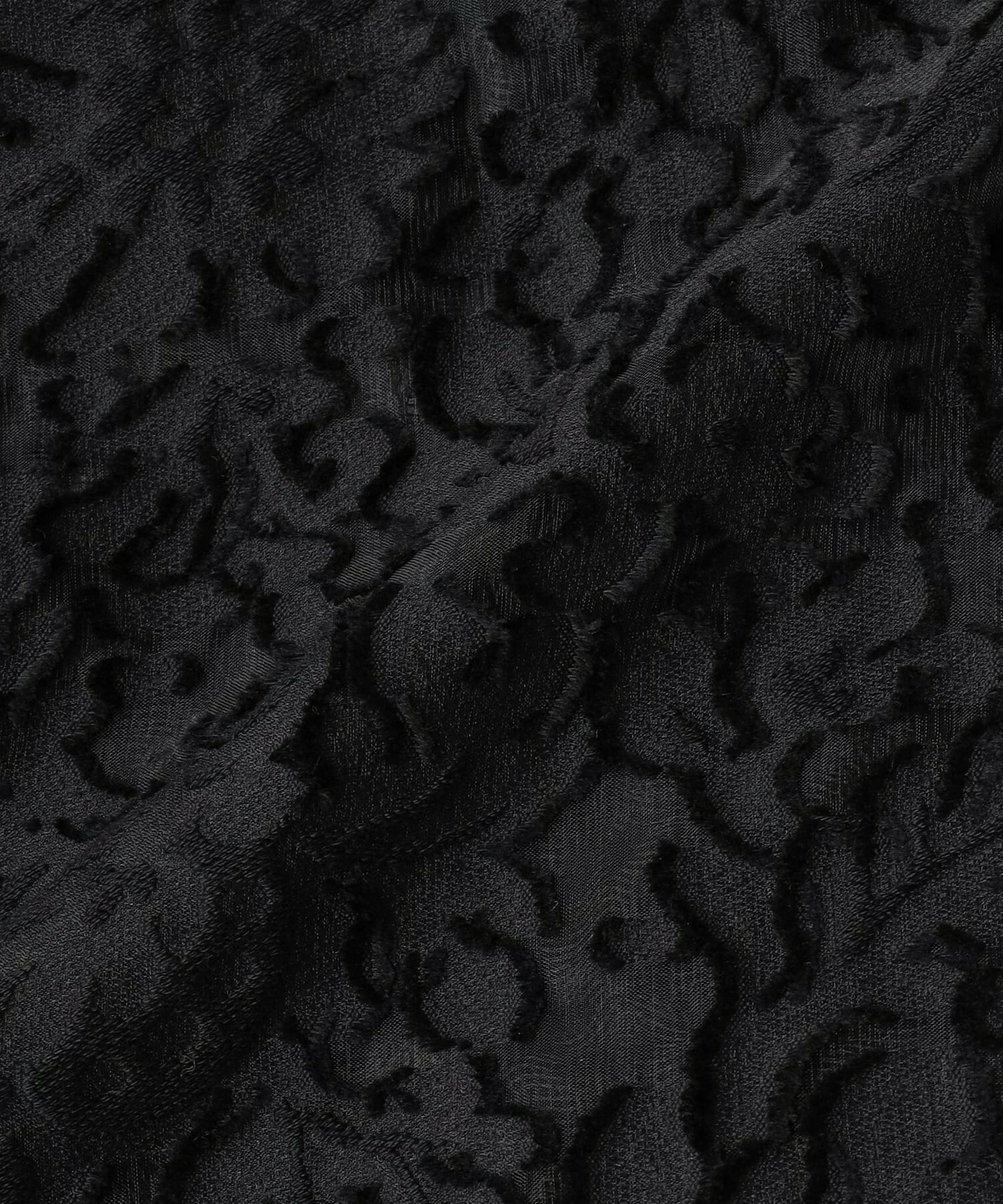 【endalence】シルクカットジャガードブルゾン 詳細画像 ブラック 13