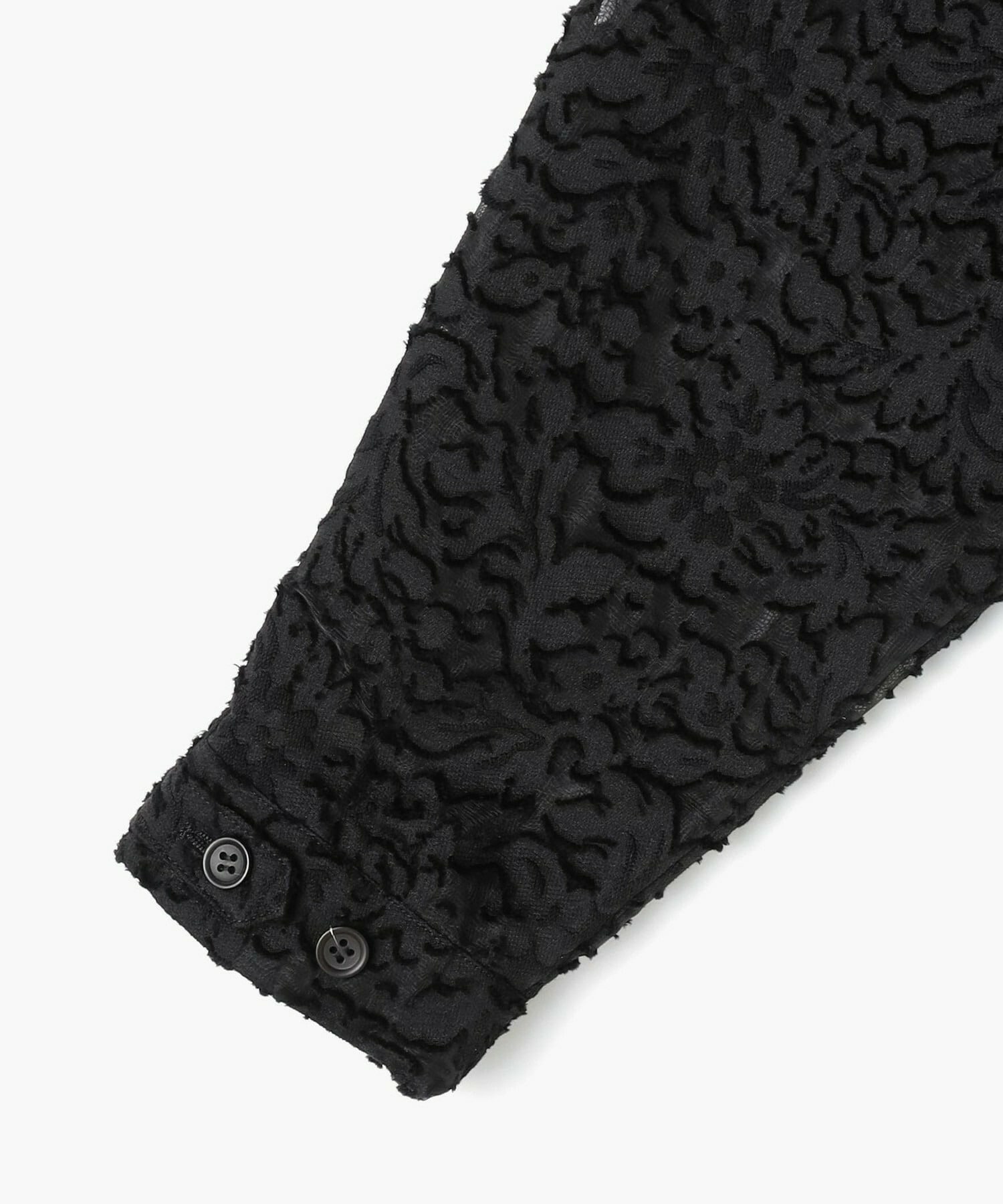 【endalence】シルクカットジャガードブルゾン 詳細画像 ブラック 9