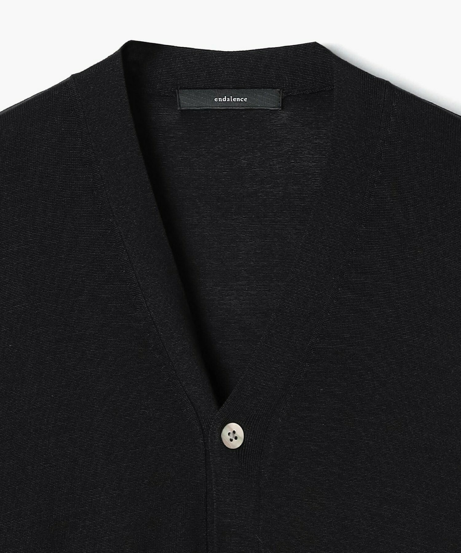 【endalence】ナイロンテンセルニットコンビドレス 詳細画像 ブラック 6