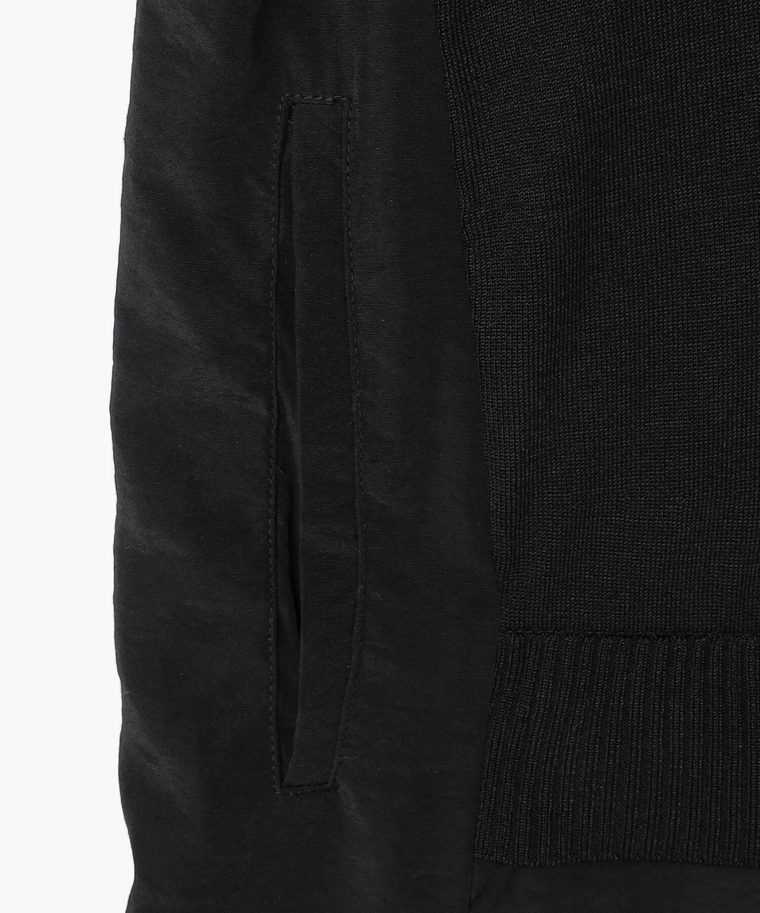 【endalence】ナイロンテンセルニットコンビドレス 詳細画像 ブラック 8