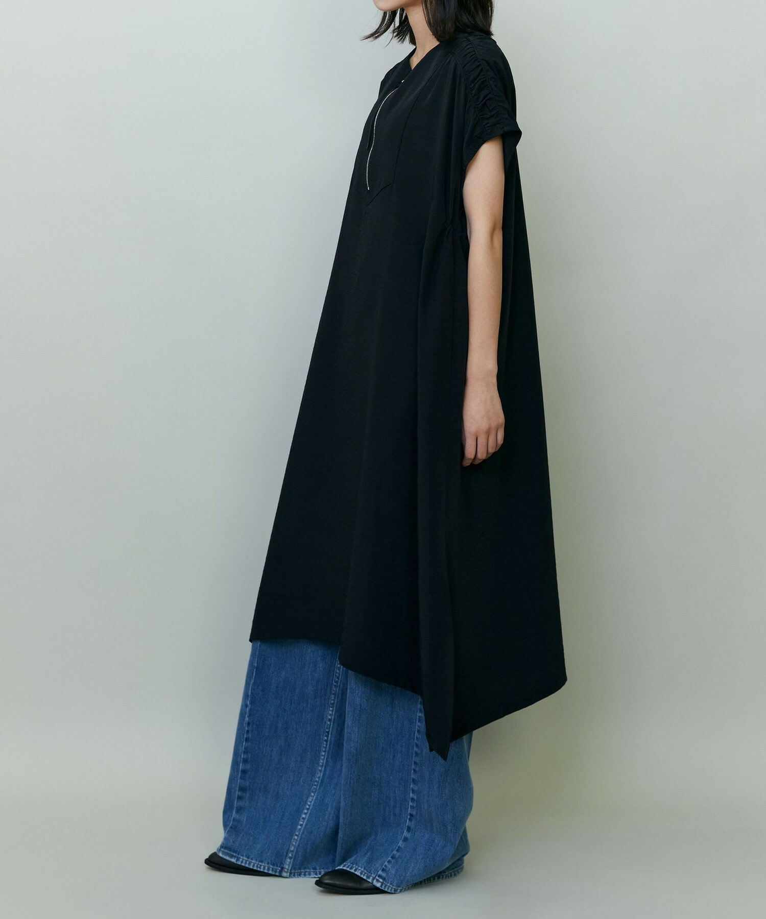 【endalence】ナイロンテンセルドレス 詳細画像 ブラック 1