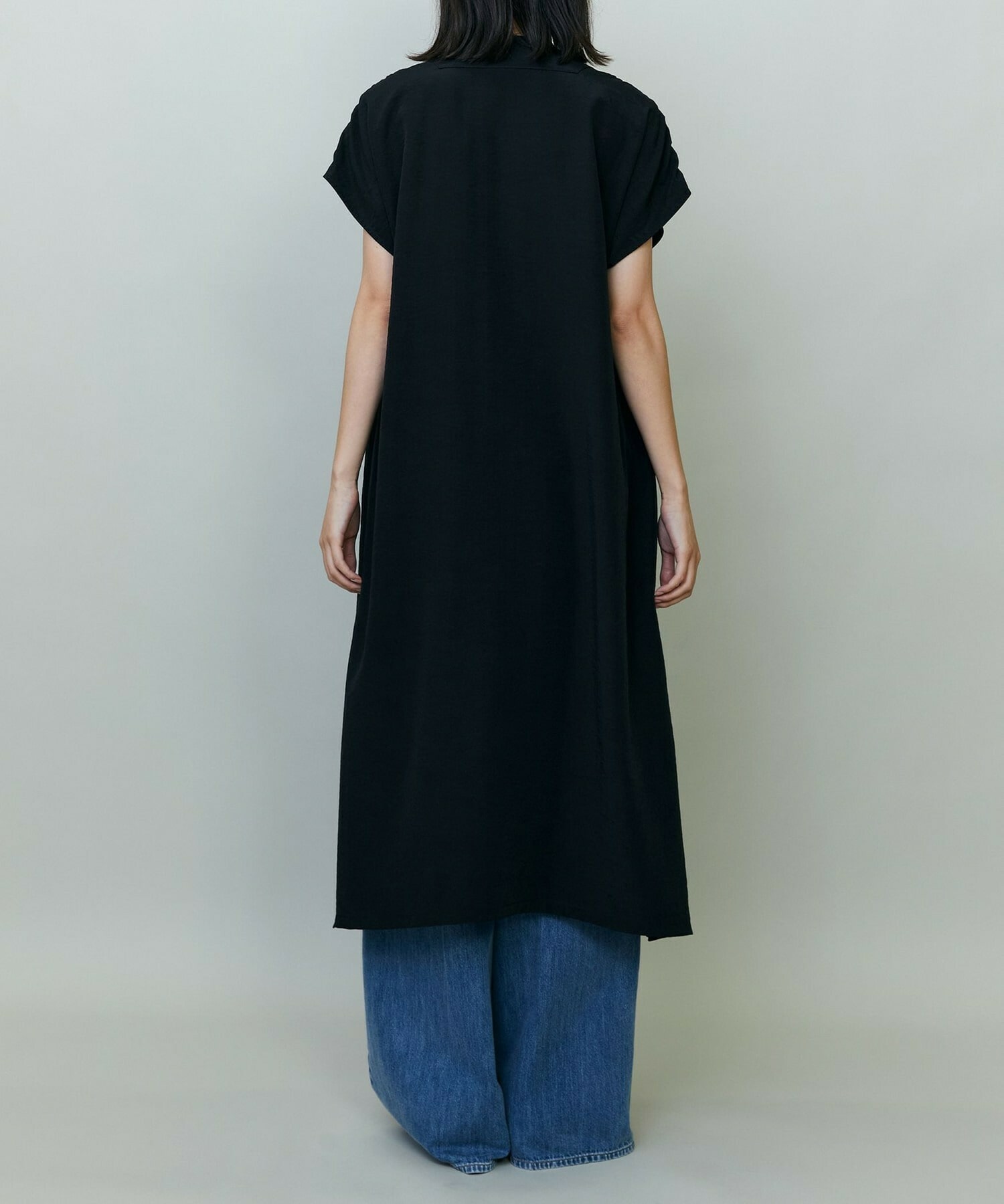 【endalence】ナイロンテンセルドレス 詳細画像 ブラック 5