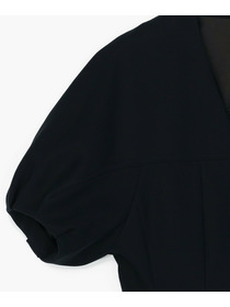 【endalence】コットン二重織りドレス 詳細画像 ネイビー 11