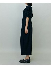 【endalence】コットン二重織りドレス 詳細画像 ネイビー 6