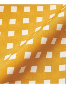 【endalence】スクエアプリントシャツドレス 詳細画像 オレンジ 12