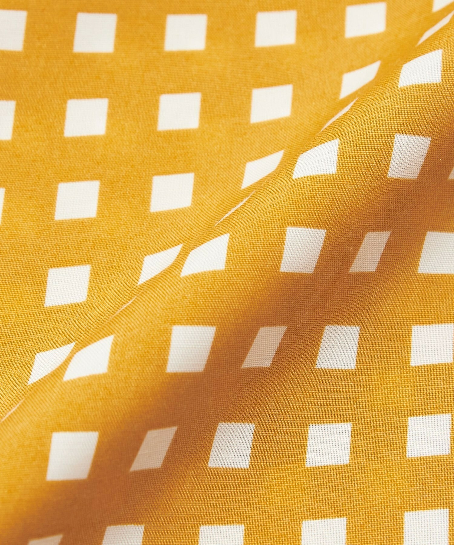 【endalence】スクエアプリントシャツドレス 詳細画像 オレンジ 12