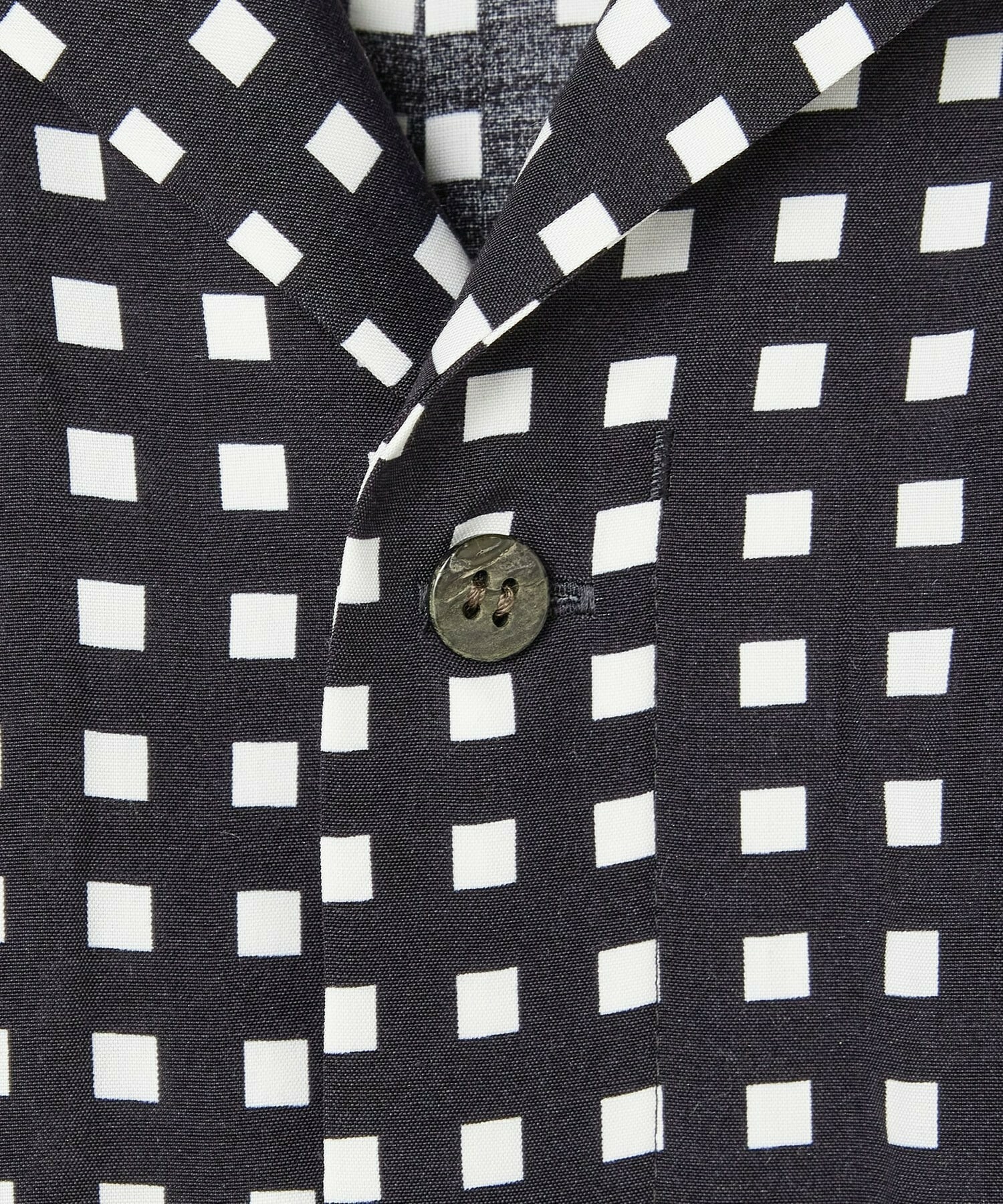 【endalence】スクエアプリントシャツドレス 詳細画像 オレンジ 7