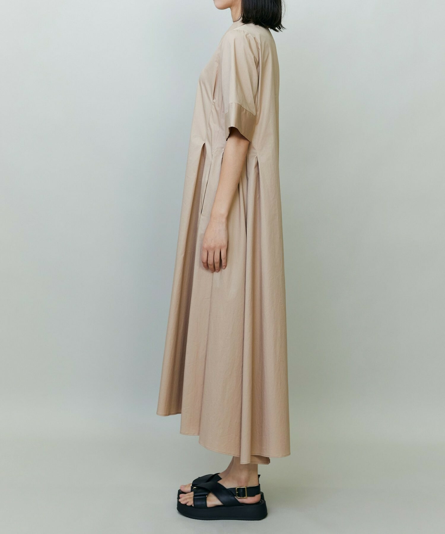 【endalence】Rコットンシャツドレス 詳細画像 ネイビー 6