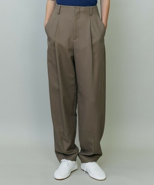 【endalence】コットン二重織りパンツ 詳細画像 モカ 1