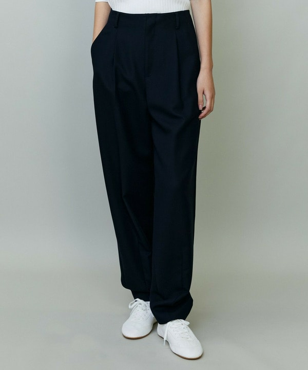 コットン二重織りパンツ 詳細画像 ネイビー 1