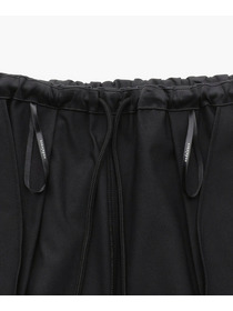 【endalence】T/Cストレッチドローストリングパンツ 詳細画像 ブラック 3