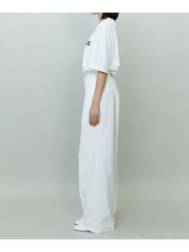 【endalence】T/Cストレッチドローストリングパンツ 詳細画像 ブラック 7