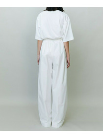 【endalence】T/Cストレッチドローストリングパンツ 詳細画像 ブラック 8