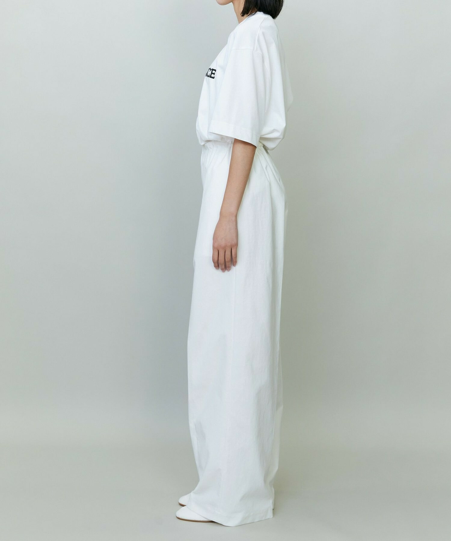 【endalence】T/Cストレッチドローストリングパンツ 詳細画像 ブラック 7