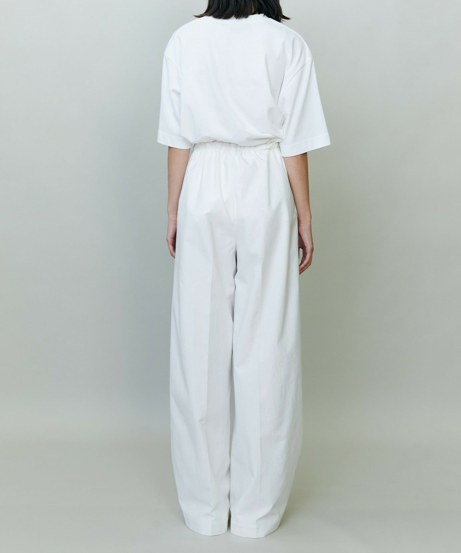 【endalence】T/Cストレッチドローストリングパンツ 詳細画像 ブラック 8