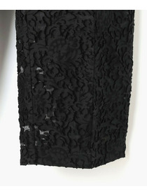 【endalence】シルクカットジャガードドローストリングパンツ 詳細画像 ブラック 14