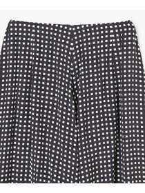 【endalence】スクエアプリントギャザースカート 詳細画像 ブラック 10