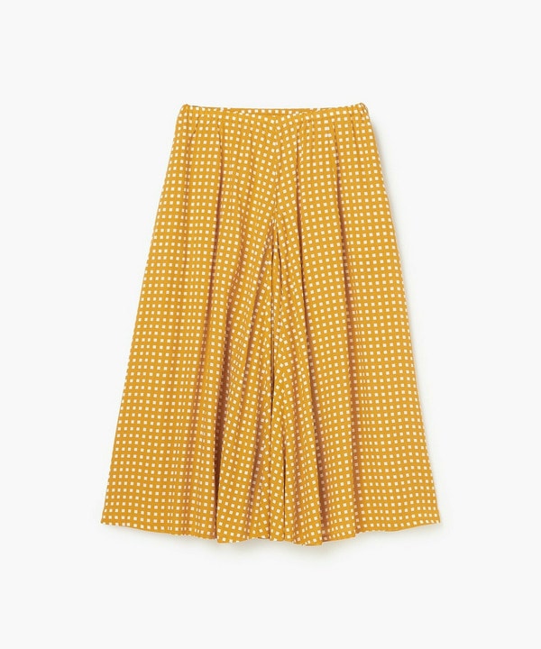 【endalence】スクエアプリントギャザースカート