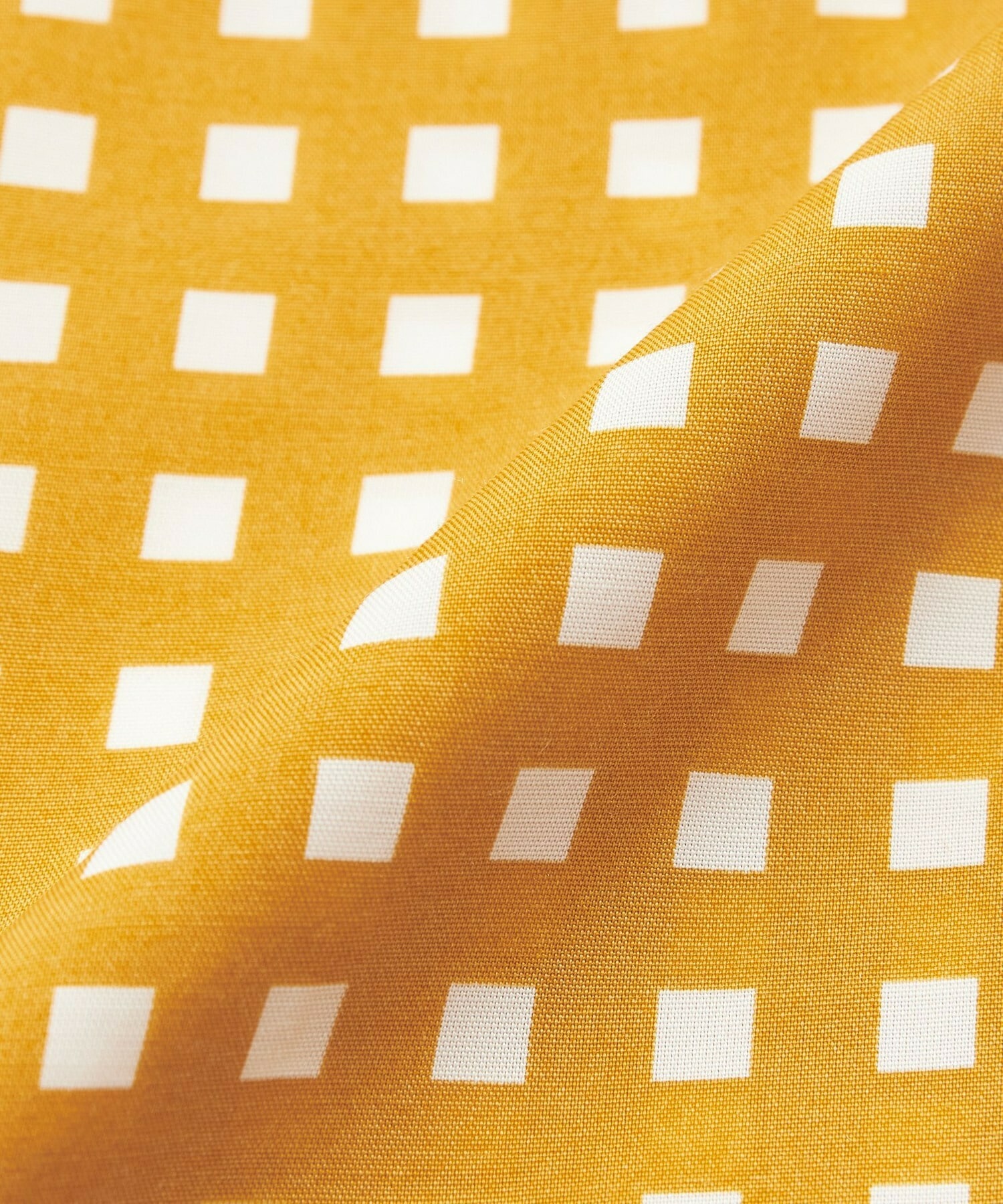 【endalence】スクエアプリントギャザースカート 詳細画像 ブラック 5