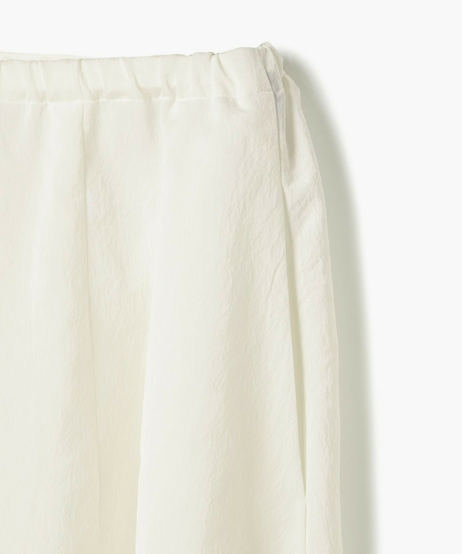 【endalence】タンブラーサテンギャザースカート 詳細画像 ブラック 12