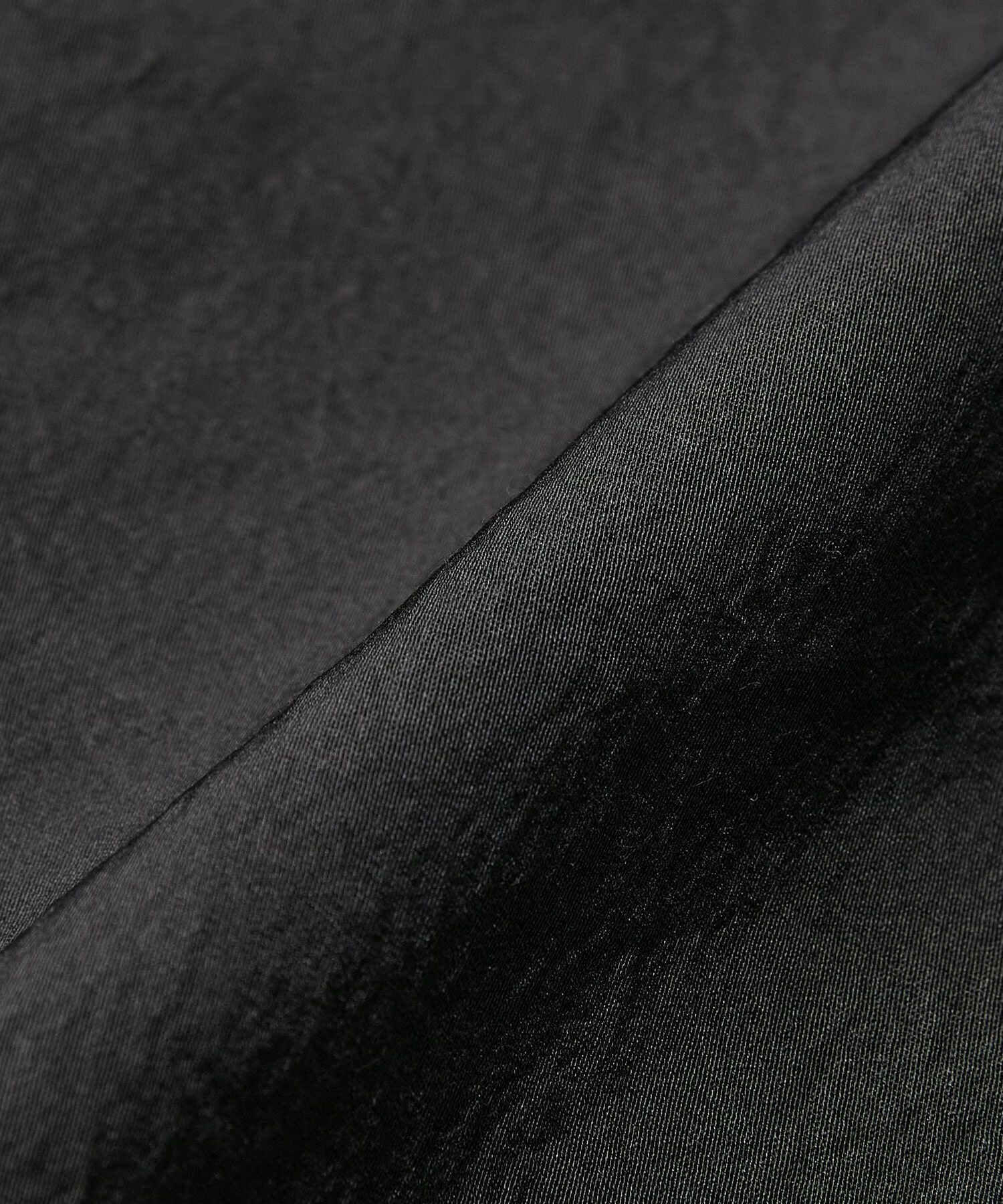 【endalence】タンブラーサテンギャザースカート 詳細画像 ブラック 5