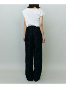 【endalence】シルケット天竺アシンメトリーカットソー 詳細画像 ホワイト 3