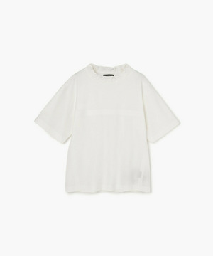 【endalence】トリコットハーフスリーブTシャツ 詳細画像 ホワイト 1