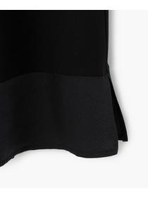 【endalence】トリコット切り替えデザインカットソー 詳細画像 グレー 4