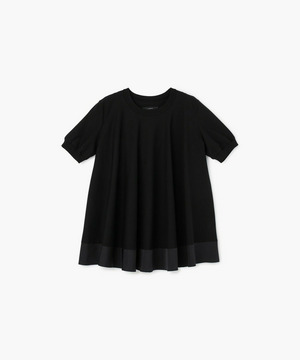 【endalence】トリコット切り替えデザインカットソー 詳細画像 ブラック 1