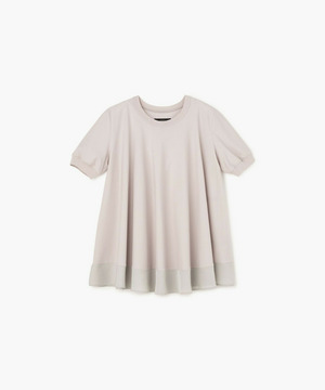 【endalence】トリコット切り替えデザインカットソー 詳細画像 グレー 1