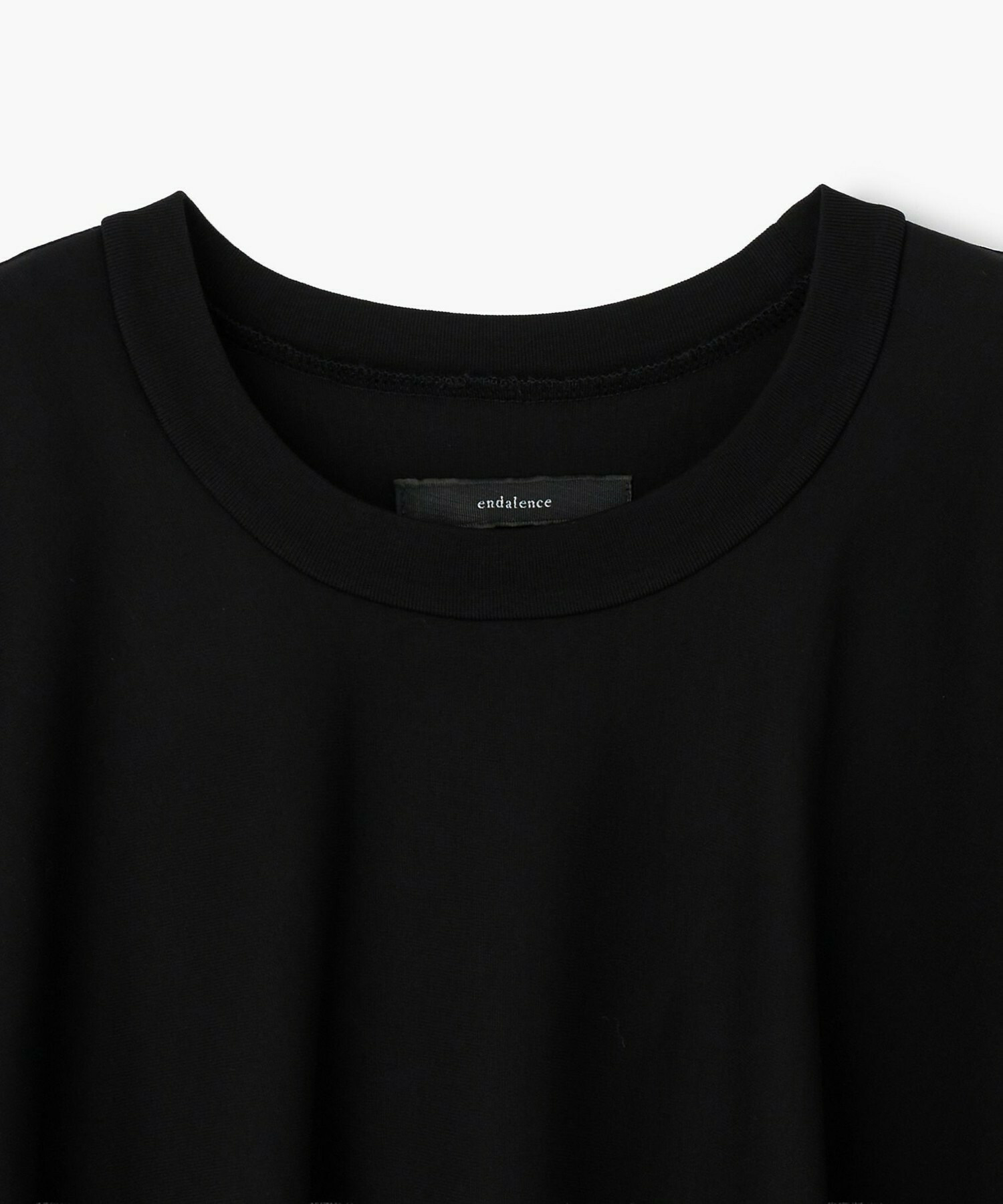 【endalence】トリコット切り替えデザインカットソー 詳細画像 グレー 2