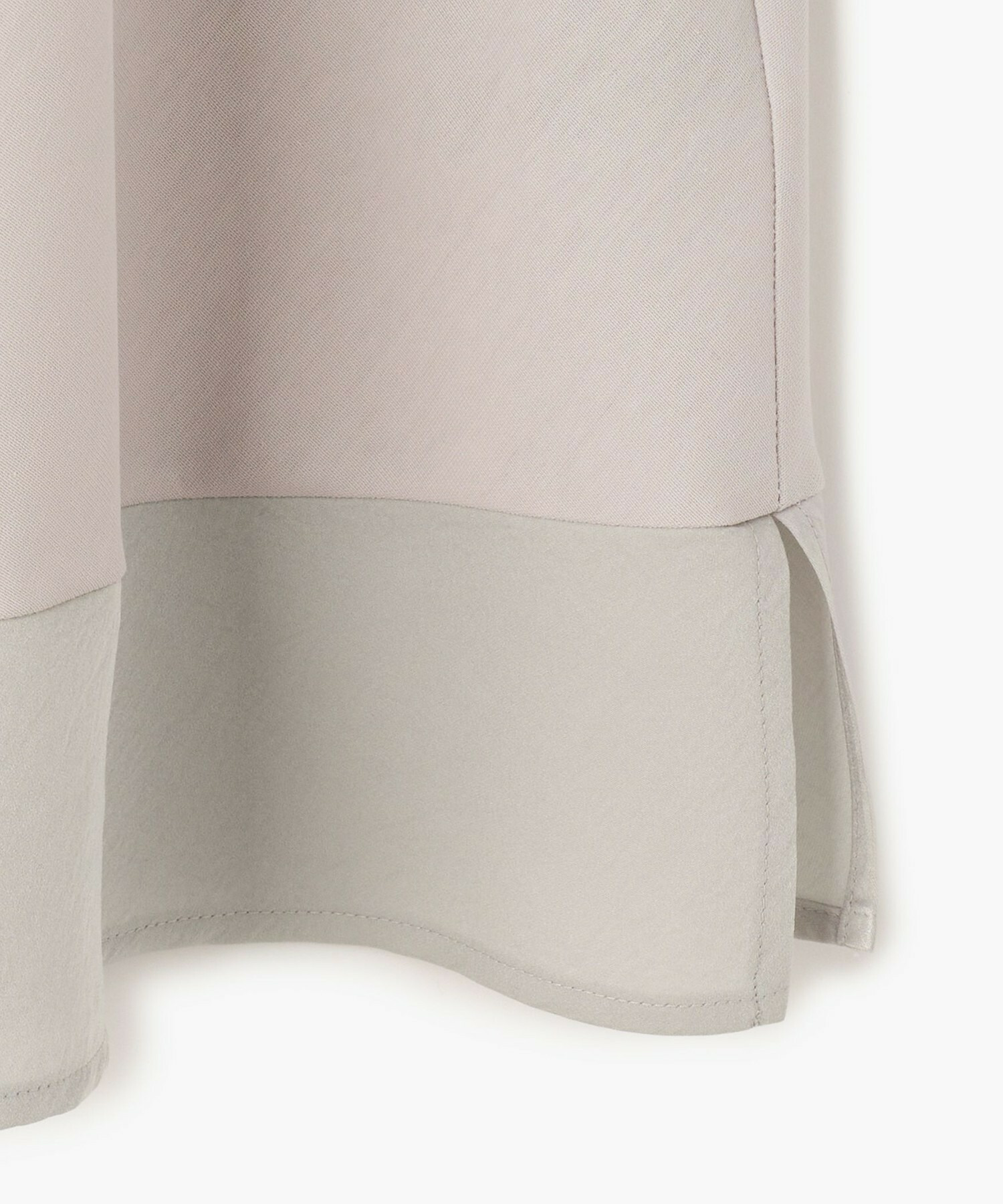 【endalence】トリコット切り替えデザインカットソー 詳細画像 グレー 8