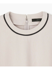 【endalence】トリコットギャザースリーブカットソー 詳細画像 ブラック 10