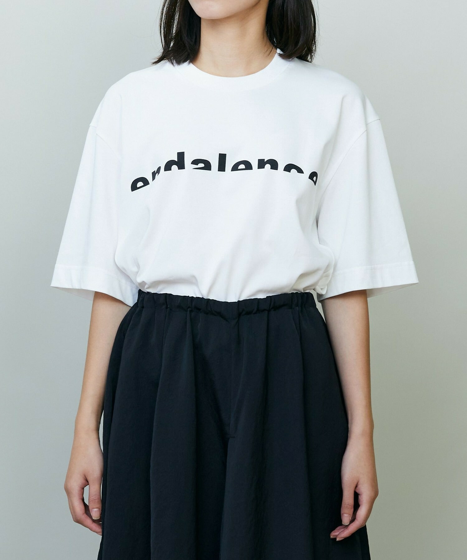 【endalence】endalenceハーフロゴ半袖Tシャツ 詳細画像 ブラック系その他 4