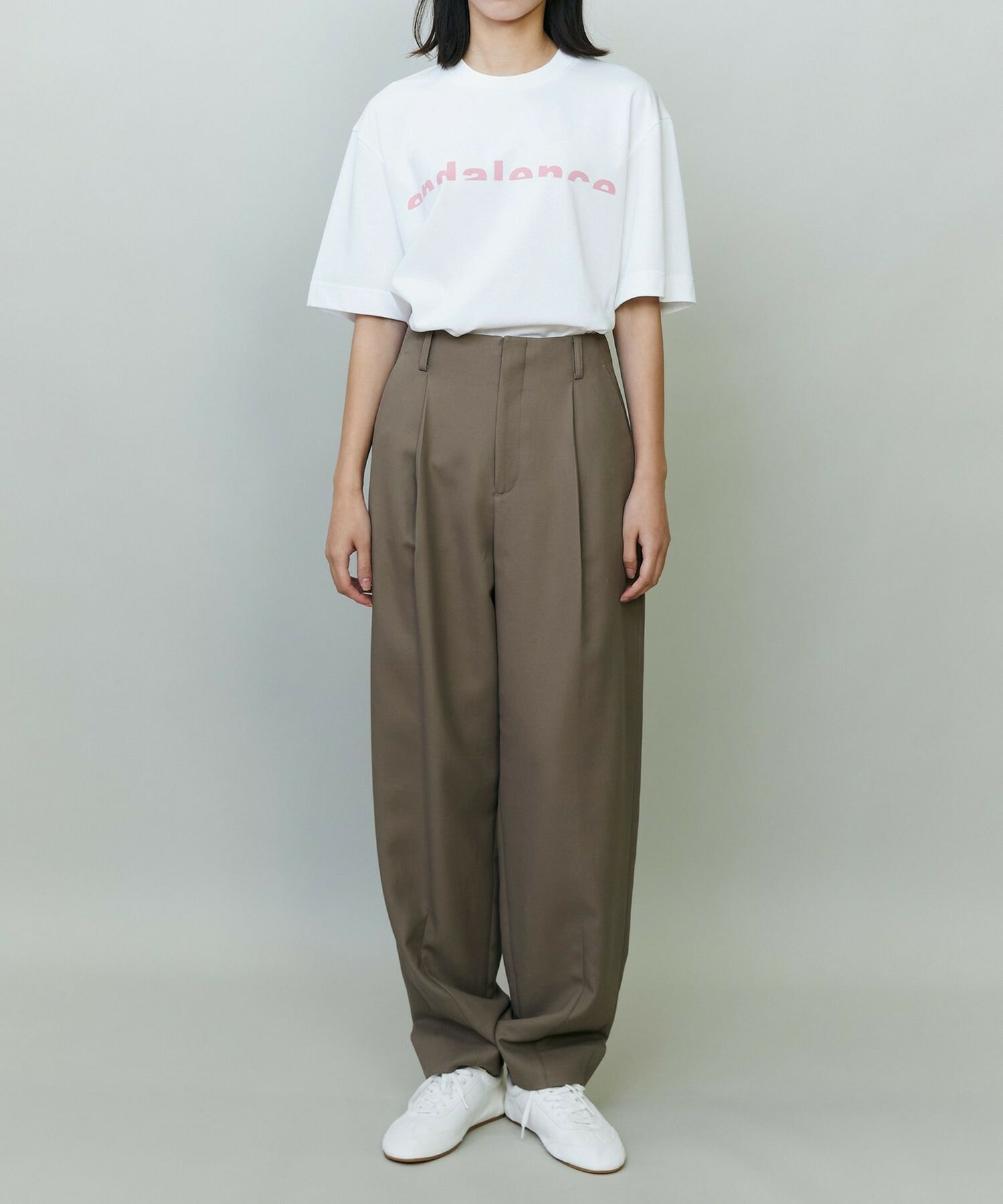 【endalence】endalenceハーフロゴ半袖Tシャツ 詳細画像 ブラック系その他 6