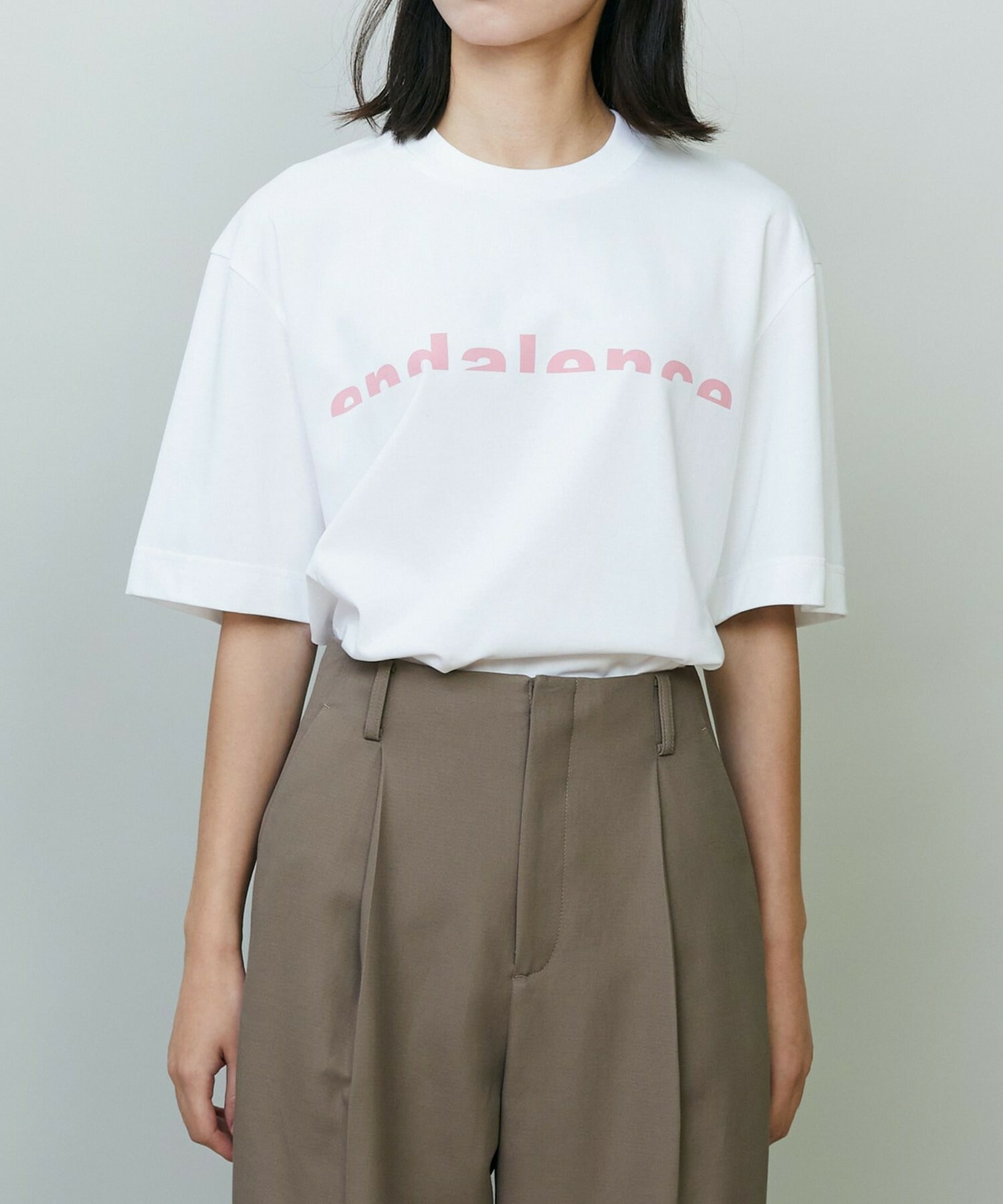 【endalence】endalenceハーフロゴ半袖Tシャツ 詳細画像 ブラック系その他 7