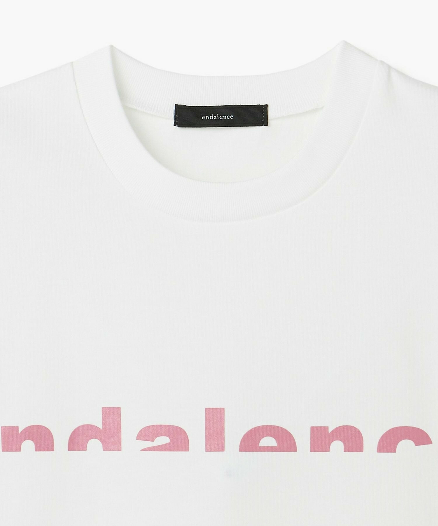 【endalence】endalenceハーフロゴ半袖Tシャツ 詳細画像 ブラック系その他 9