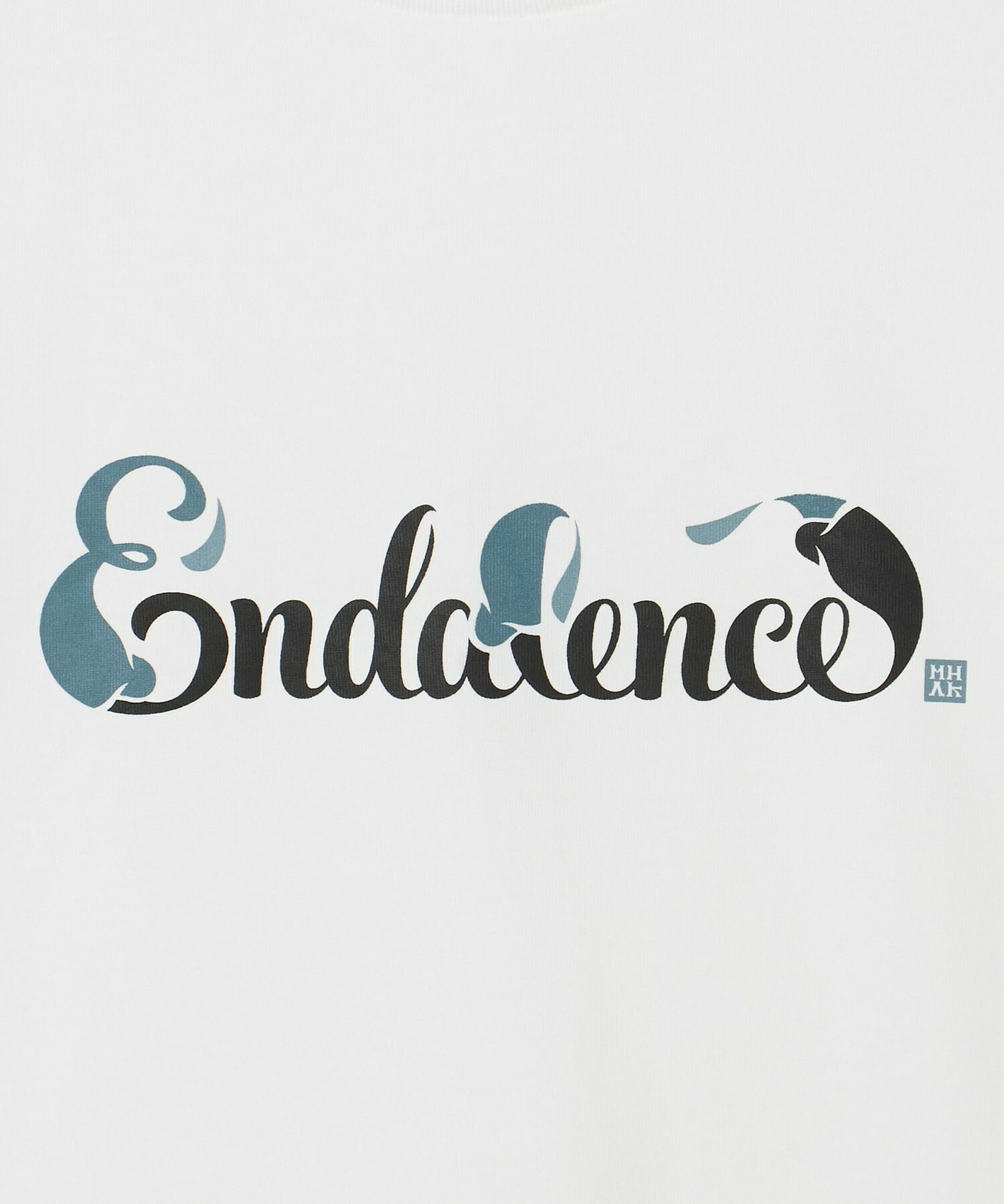 【endalence】endalence&times;MHAKコラボロゴTシャツA 詳細画像 ブルー系その他 10