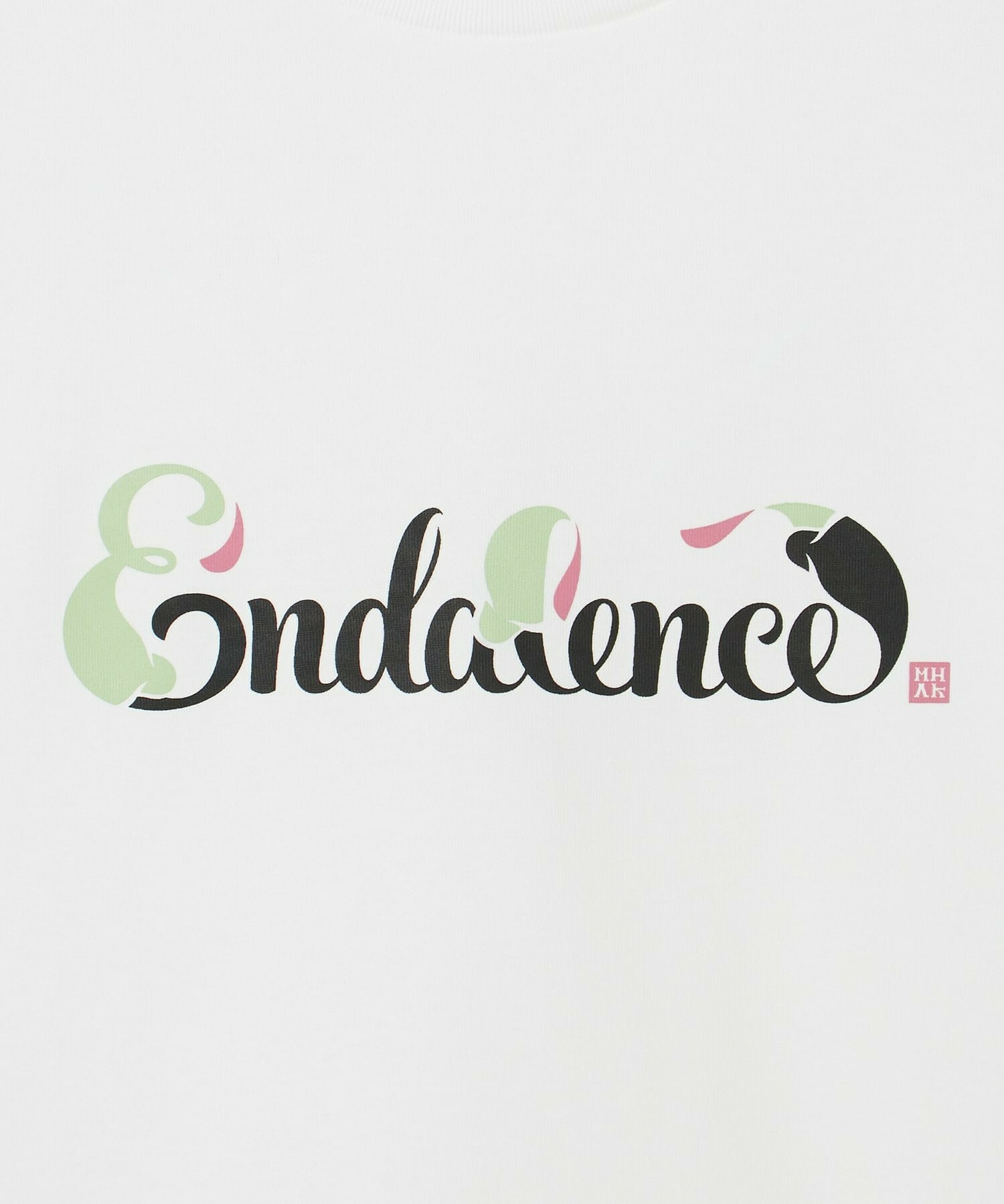 【endalence】endalence&times;MHAKコラボロゴTシャツA 詳細画像 ブルー系その他 3