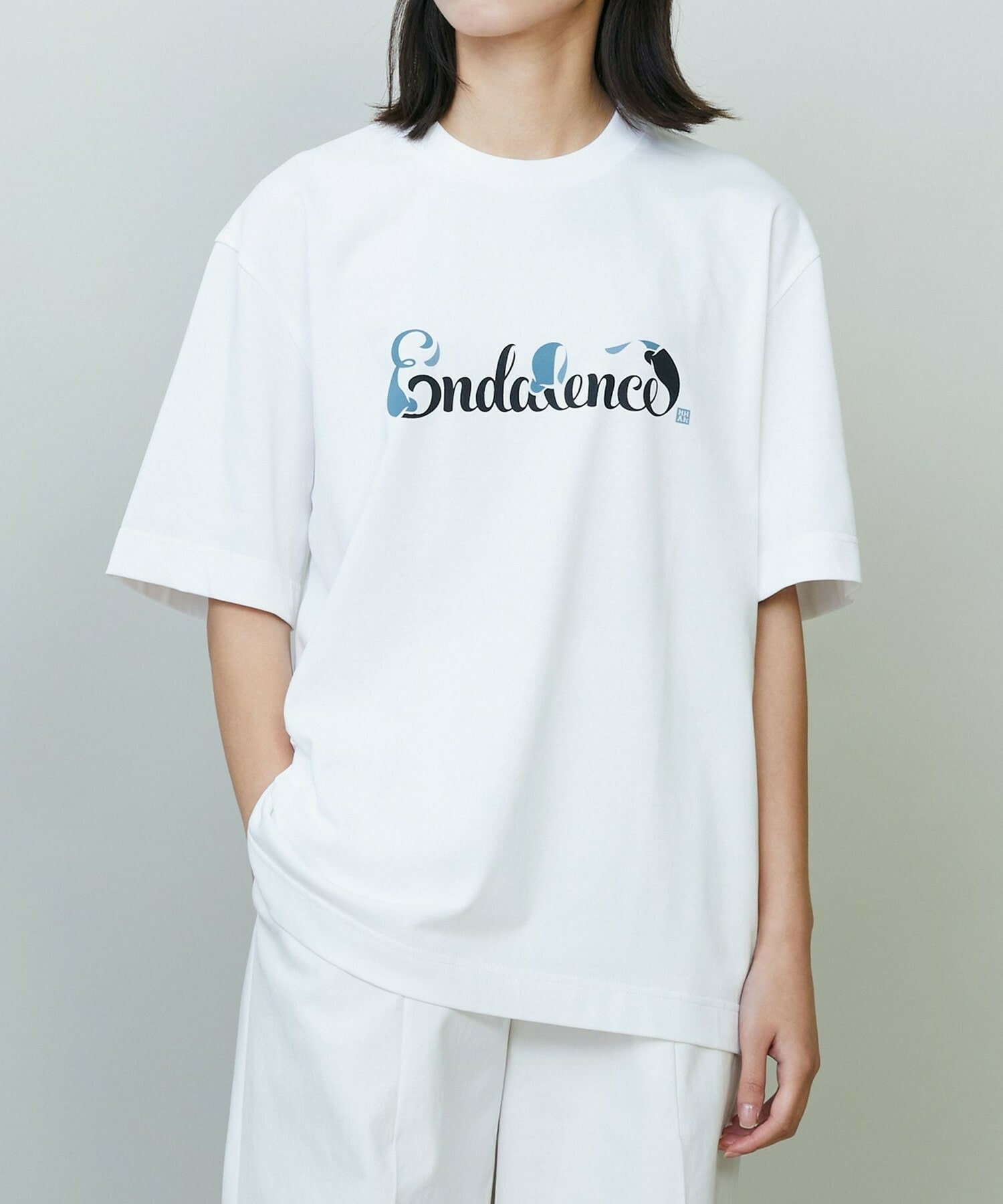 【endalence】endalence&times;MHAKコラボロゴTシャツA 詳細画像 ブルー系その他 7