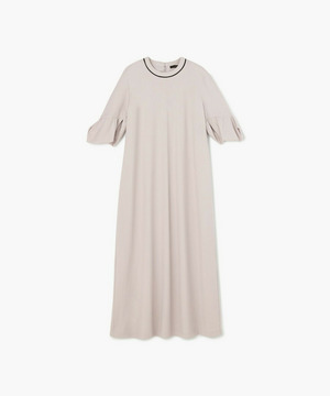 【endalence】トリコットギャザースリーブドレス 詳細画像 グレー 1