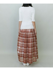 【endalence】シアーリブヘンリーネックニット 詳細画像 ネイビー 12