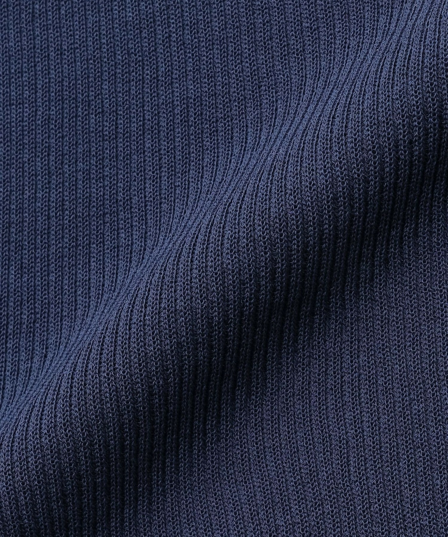 【endalence】シアーリブヘンリーネックニット 詳細画像 ネイビー 17