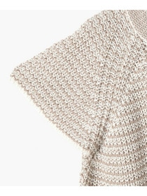 【endalence】ローゲージボーダーニット 詳細画像 ブラック系その他 10