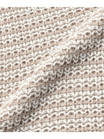 【endalence】ローゲージボーダーニット 詳細画像 ブラック系その他 12