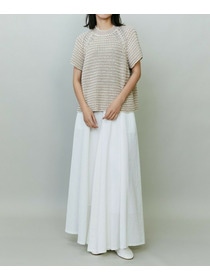 【endalence】ローゲージボーダーニット 詳細画像 ブラック系その他 6