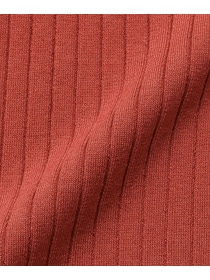 【endalence】ワイドリブニットポロ 詳細画像 ネイビー 19