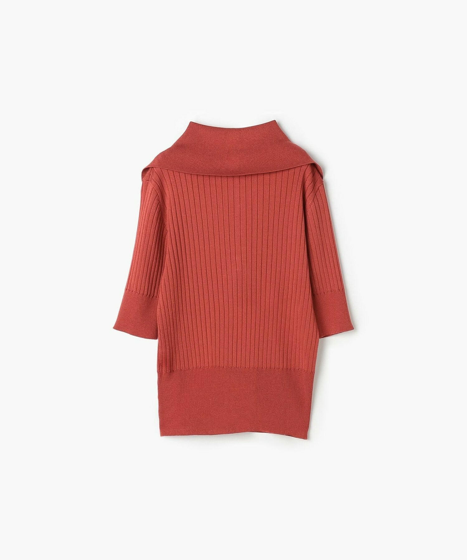 【endalence】ワイドリブニットポロ 詳細画像 ネイビー 13